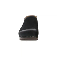 Brenna Black Burnished Suede